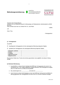 Befundungsvereinbarung SAPM