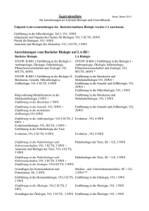 Äquivalenzliste Stand: Jänner 2014 für Anrechnungen im Lehramt