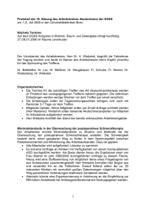 Protokoll AG-Akutschmerz