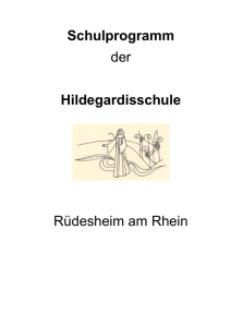 Inhaltsverzeichnis - Hildegardisschule