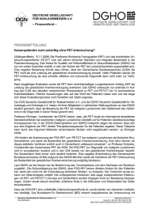 pressemitteilung - Deutsche Gesellschaft für Nuklearmedizin