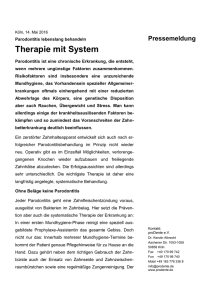 Therapie mit System