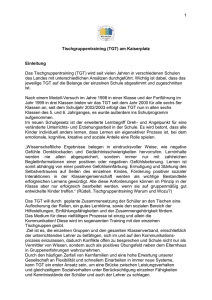 Tischgruppentraining - Zukunftsschulen NRW