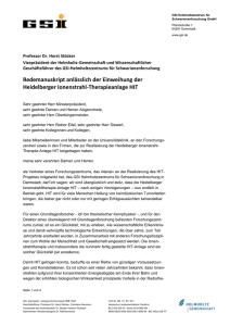 GSI-Briefkopf offiziell - UniversitätsKlinikum Heidelberg