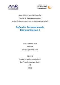 1. Zusammenfassung der Inhalt des Seminars - Edu-Uni-Klu