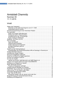 Amtsblatt Stadt Chemnitz, Nr. 45, 11.11.2015 Textversion
