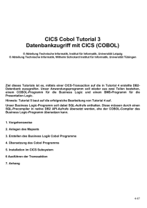 CICS Cobol Tutorial 3