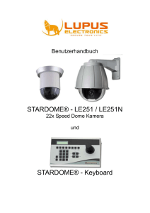 Benutzerhandbuch STARDOME® - LE251 / LE251N 22x Speed