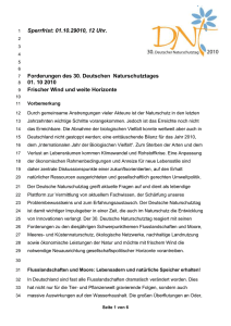 Forderungen des 30. Deutschen Naturschutztages 01