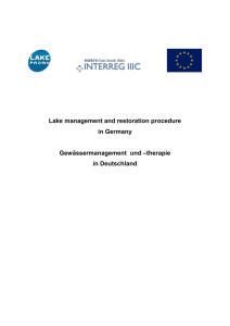1.4 Current practices and methods available for lake management
