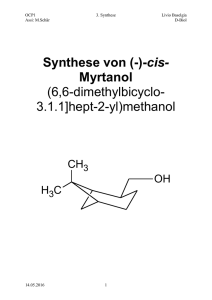3. Synthese von Myrtanol