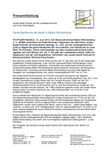 Pressemitteilung_120613 - Blasmusikverband Baden