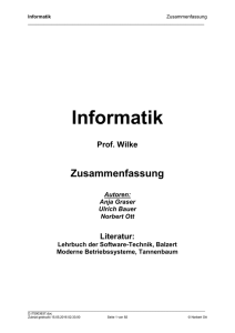 Informatik - von Petra Schuster