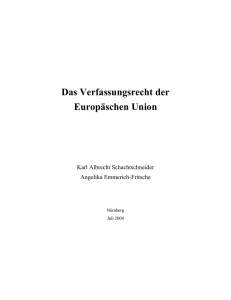"Das Verfassungsrecht der Europäischen Union" (