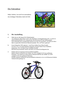Fahrradtour - Schulentwicklung NRW
