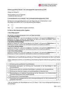 Formular zur Leistungs-gewährungsverordnung (LGV)