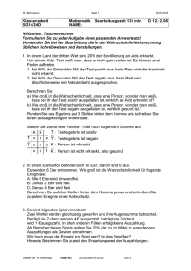 Schriftliche Übung Mathematik Mi 10 - klaus