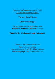 4. Visualisierungstechniken im Data Mining - Friedrich