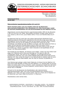 Presseaussendung 08.06.2009 - Steiermark
