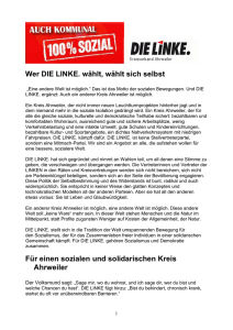 Kommunalwahlprogramm - DIE LINKE. Kreisverband Ahrweiler