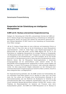 Pressemeldung als docx - Dr. Neuhaus Telekommunikation GmbH