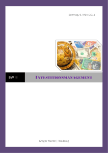 investitionsmanagement