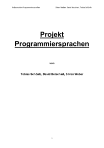Projekt Programmiersprachen
