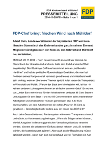 25.11.2014 - FDP Kreisverband Mühldorf