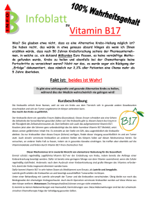 Ist Vitamin B17 toxisch?