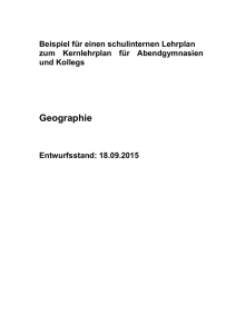 Entwurf SILP WbK Geographie Stand September 2015