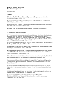 Prof. Dr. Dittmar Dahlmann Publikationsverzeichnis