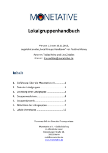 Lokalgruppenhandbuch - Vollgeld