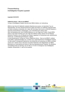 Pressemitteilung Dreifaltigkeits-Hospital Lippstadt Lippstadt, 26.03