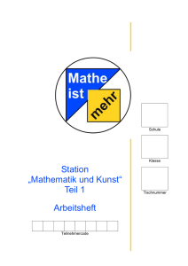 Station *Mathematik und Kunst - Mathematik