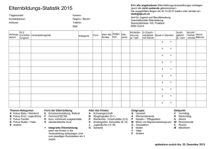 Statistikformular 2011 - Amt für Jugend und Berufsberatung