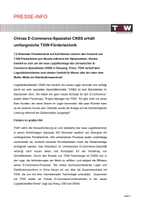 TGW Presseinformation- CNSS Kurzversion