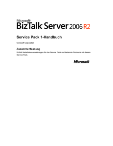 Bekannte Probleme mit BizTalk Server 2006 R2 SP1