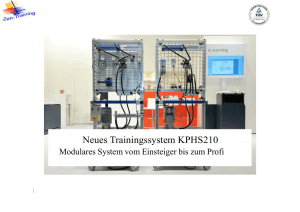Produktübersicht Trainingssystem KPHS210