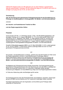 Vereinbarung - Regierungspräsidium Gießen