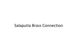 Salaputia Brass Connection v.l.: Friedrich Mück, Jonas Burow, Anke