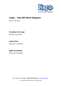 Word-Datei Heft 2/2013 - Lingo - Das Mit-Mach-Web