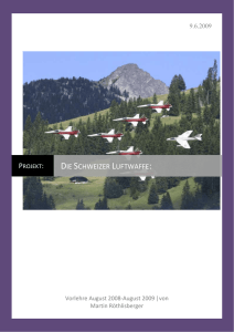Die Schweizer Luftwaffe: