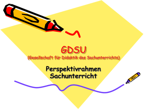 GDSU (Gesellschaft für Didaktik des Sachunterrichts)