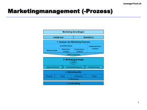 Markt- und Marketingveränderungen - managerTool