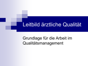 Qualität - Medizinische Gesellschaft Basel Medges