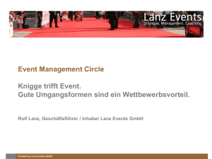 Referenz - Event Management Circle