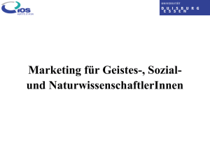 Marketing für Geistis Naturis 2009