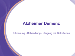 Alzheimer Demenz Angehörige - Alzheimer Gesellschaft