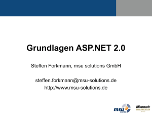 Was ist ASP.NET (2)