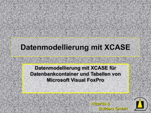 Datenmodellierung mit XCASE - dFPUG
